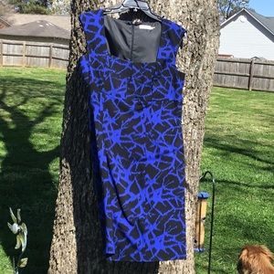 Calvin Klein NWOT royal blue dress.  NEVER worn.